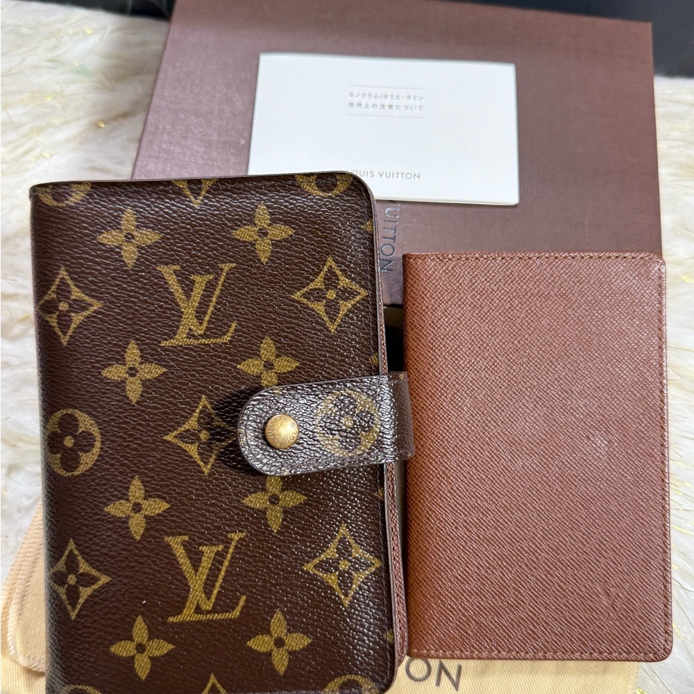 Louis Vuitton Passport Wallet Porte Pappier Zippy Wallet Box Duster - Picture 16 of 16